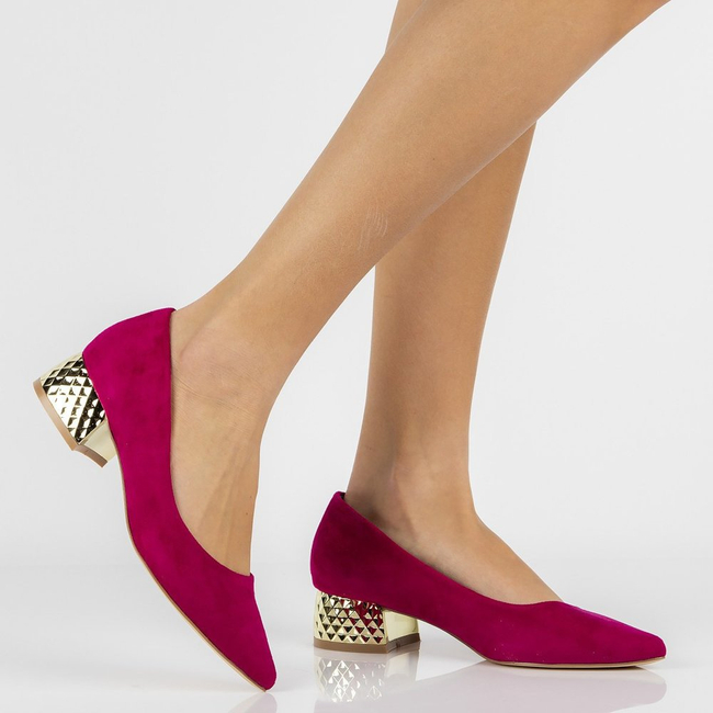 Heeled pumps FILIPPO DP2101/21 FH fuchsia