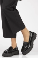 Leather shoes Filippo DP4586/23 BK L black