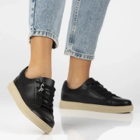 Leather shoes Filippo DP6808/25 BK black