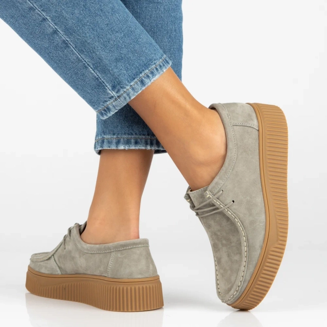 Leather shoes Filippo DP7500/26 KH khaki