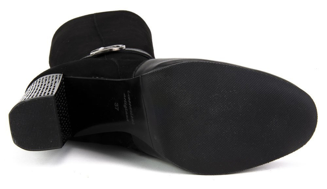 Kozaki Filippo 1403 Czarny Zamsz