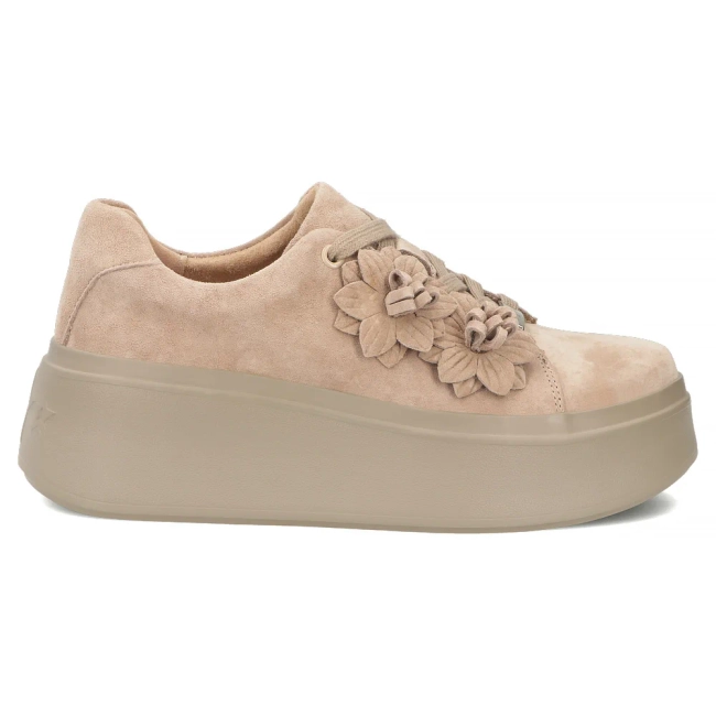 Leather sneakers Filippo DP7987/26 BE beige