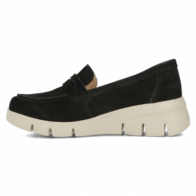 Leather shoes Filippo DP6248/24 BK BE black