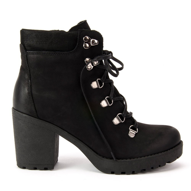Ankle boots Lemar 60094 s.black + krat.pol.