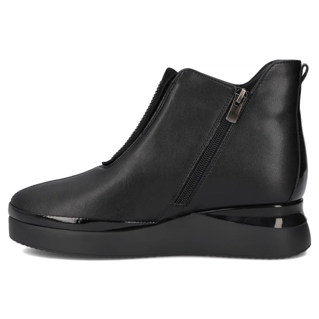 Leather ankle boots Filippo DBT7394/25 BK black
