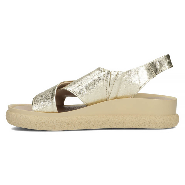 Skórzane sandały Filippo 40339 złote