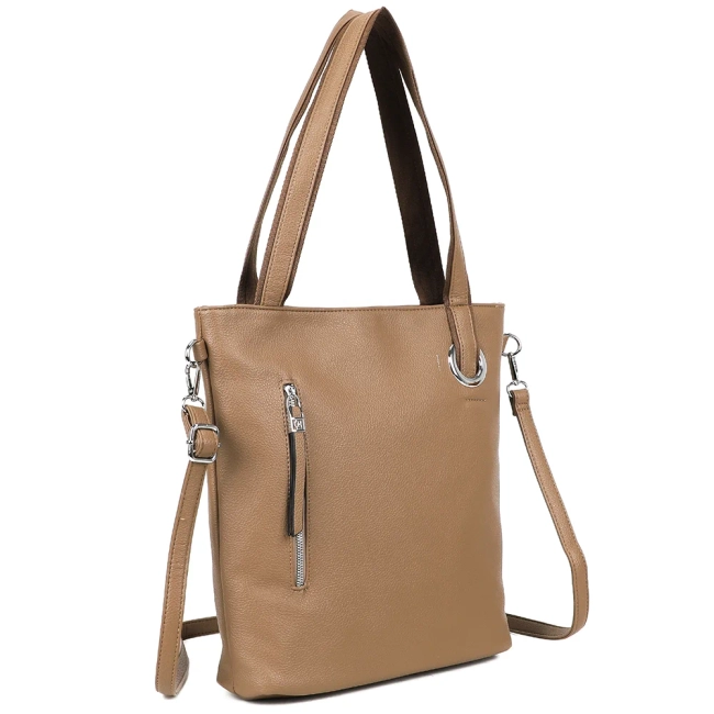 Brown shopper bag cortina