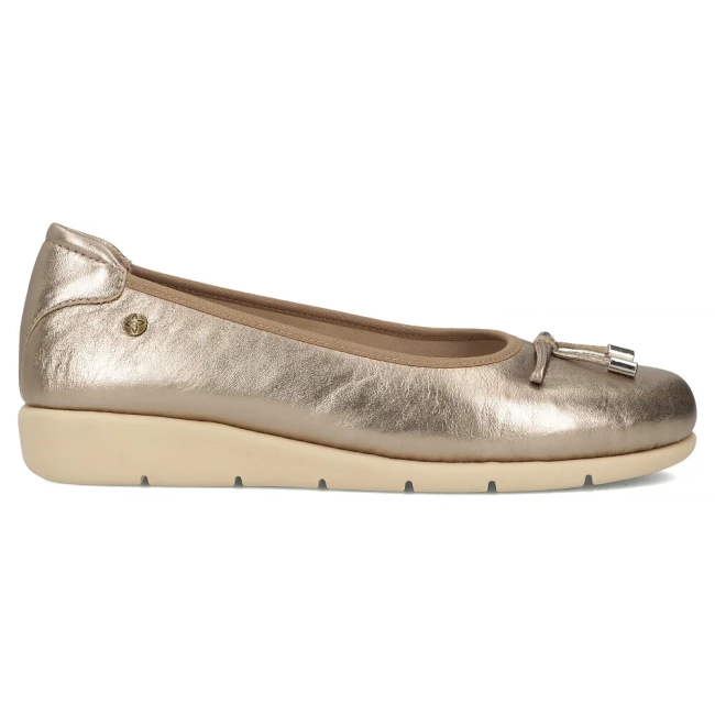 Leather ballerinas Maciejka P6504-25/00-1 gold