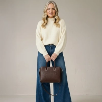 Brown shoulder bag Office Go