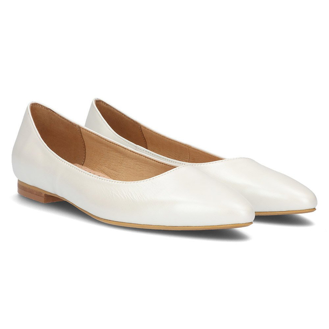 Leather ballerinas Alexio Giorgio 1000 pearl
