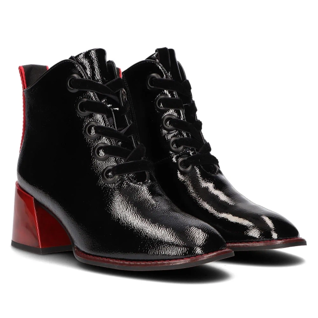 Botki na obcasie Filippo DBT3110/23 BK czarne