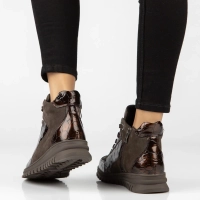 Leather ankle boots Filippo DBT8076/26 D BR brown