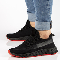 Sneakersy męskie Filippo MTN2179/21 BK RD czarne