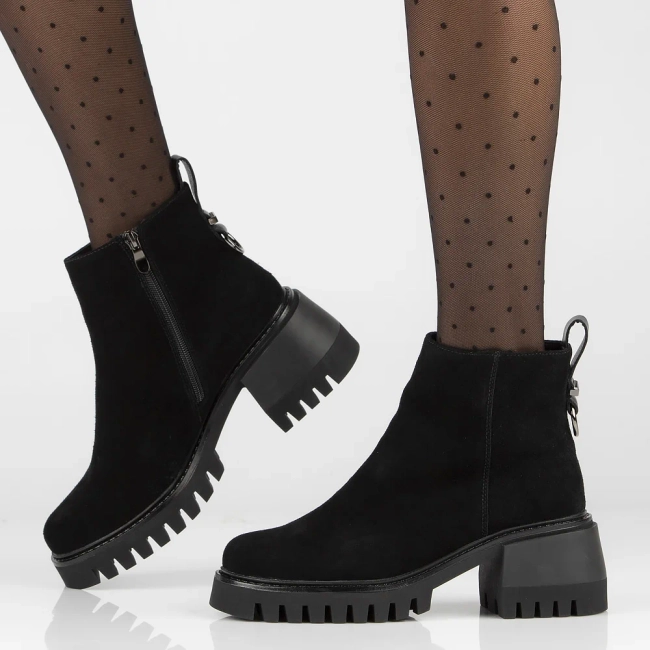 Leather ankle boots Artiker 53C0553 black