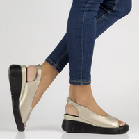 Leather sandals Filippo DS3595/22 GO gold