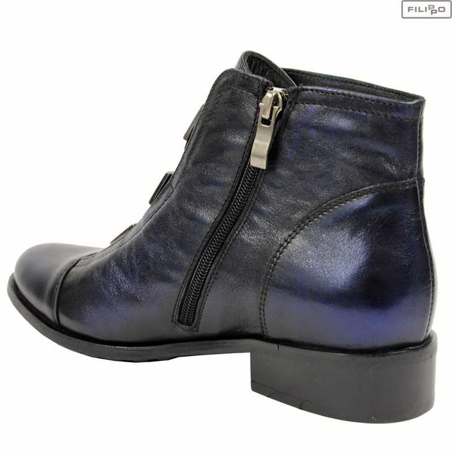 Ankle boots GINA PIACCI 65-3558-f63-1g black/blue 8021793