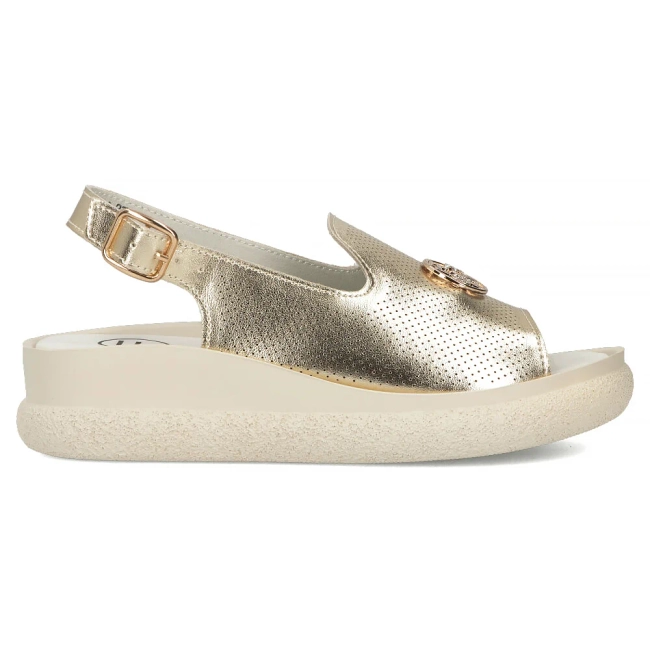 Leather sandals Filippo DS6716/25 GO gold