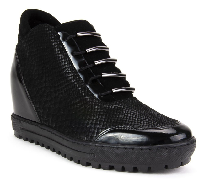 Sneakers Exbut 75-3880-B57/121/136-1G Black lacquer