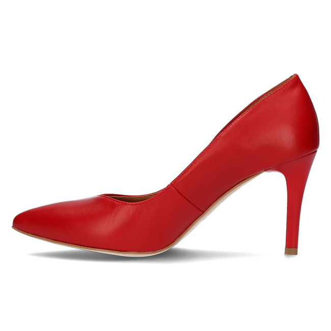 Leather pumps Filippo 2106 red