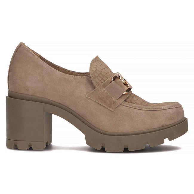 Leather shoes Filippo 20097 taupe