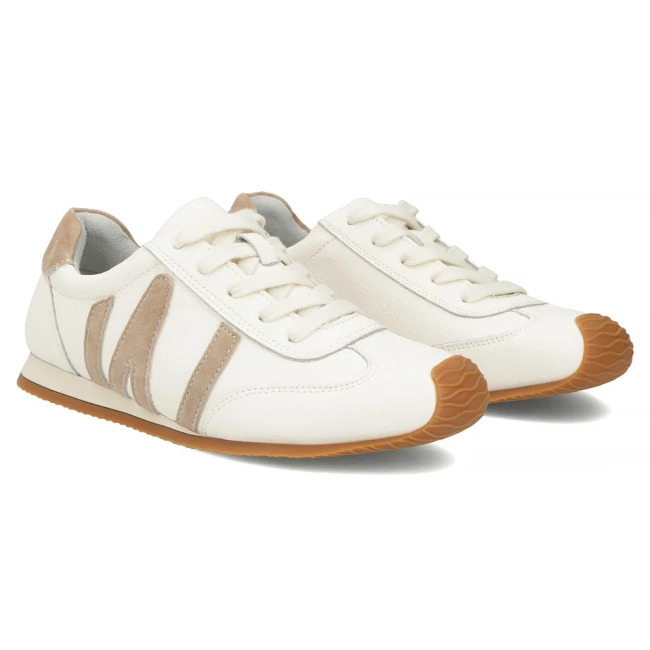 Skórzane sneakersy Filippo DP7963/26 WH białe