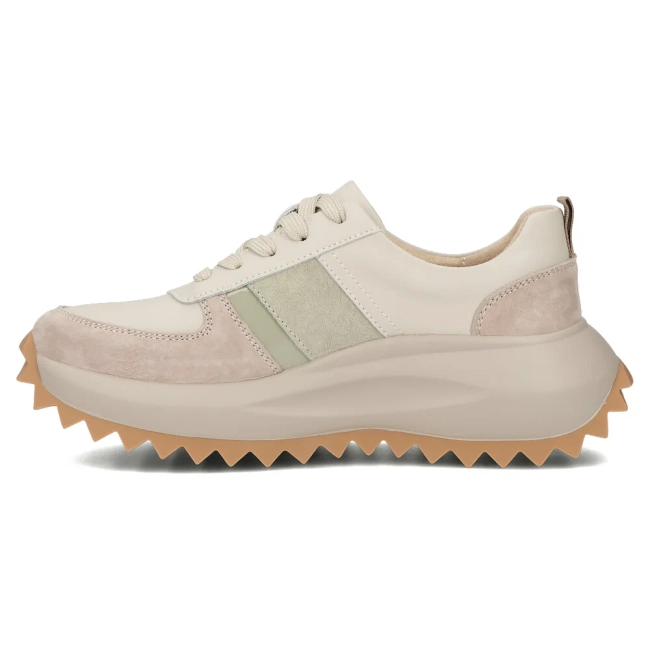 Leather sneakers Filippo DP6773/25 BE GE beige
