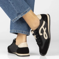 Skórzane sneakersy Filippo DP7967/26 BK czarne