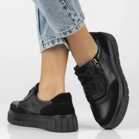 Leather shoes Filippo DP6456/24 BK black