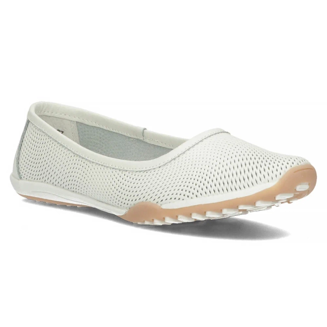 Leather ballerinas Filippo DP3681/25 WH white