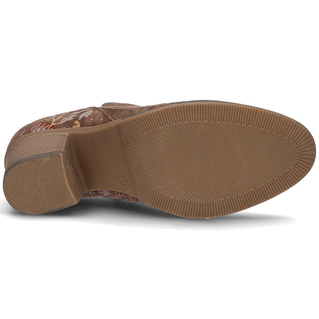 Botki Filippo DBT2076/21 BR brązowe