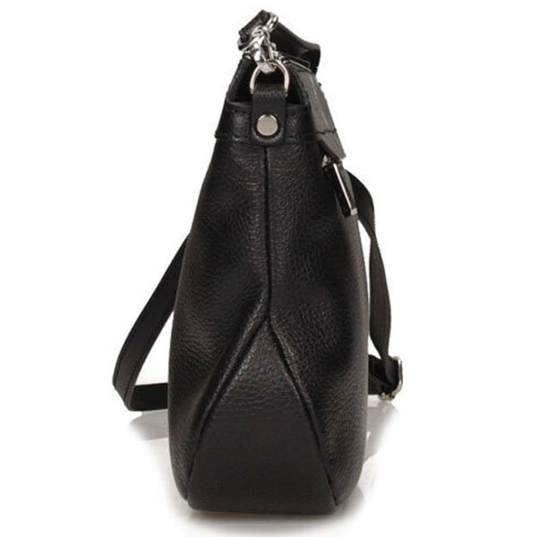 Handbag Toscanio Leather Messenger Bag C238 black