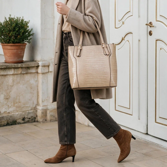 Khaki shoulder bag Allure
