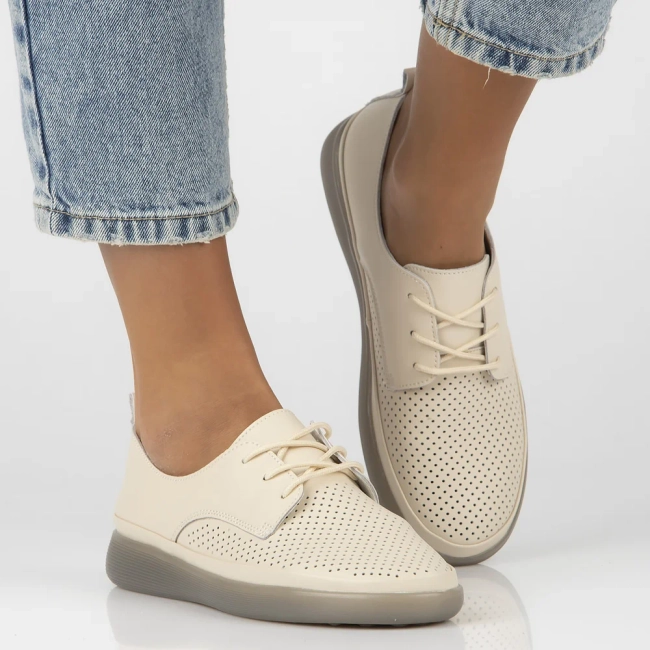 Leather shoes Filippo DP6788/25 BE beige