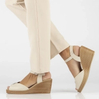 Leather sandals Filippo DS6026/24 EC ecru