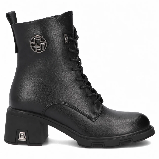 Leather ankle boots Filippo DBT8030/26 BK black