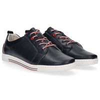 Leather shoes Filippo DP008/20 NV navy blue