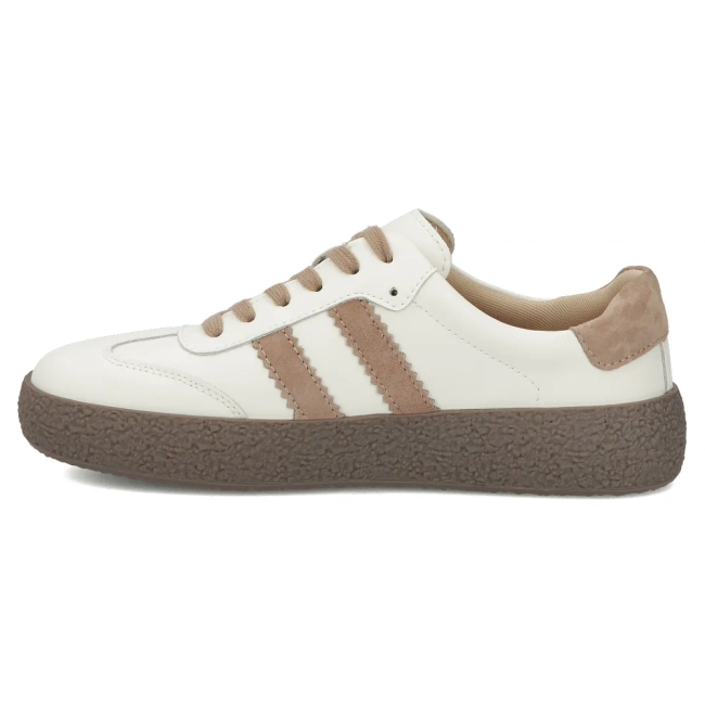 Leather sneakers Filippo DP7958/26 WH BE white