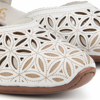 Sandały Rieker 43726-80 weiss białe