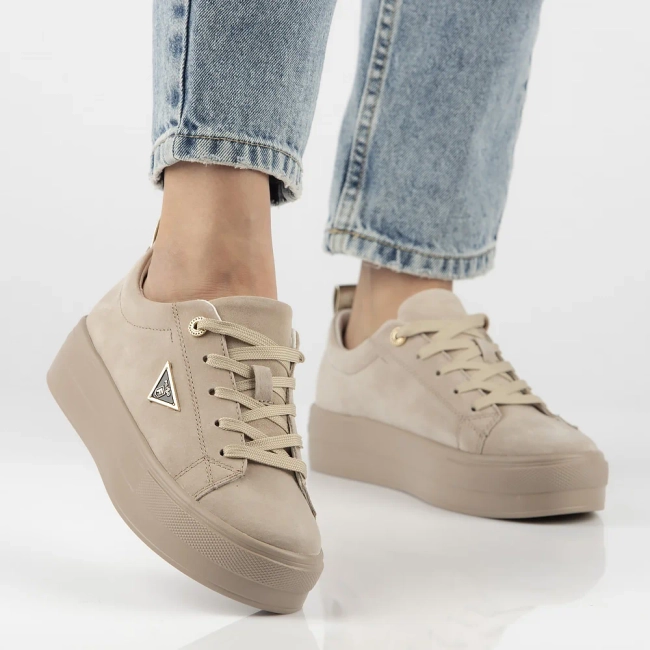 Leather shoes Filippo DP3533/25 BE beige