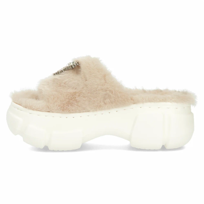 Kapcie Filippo DK6688/24 BE beżowe