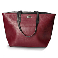 Handbag David Jones CM5812A Burgundy
