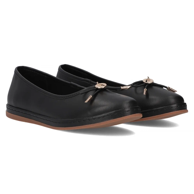 Leather ballerinas Filippo DP6856/25 BK black