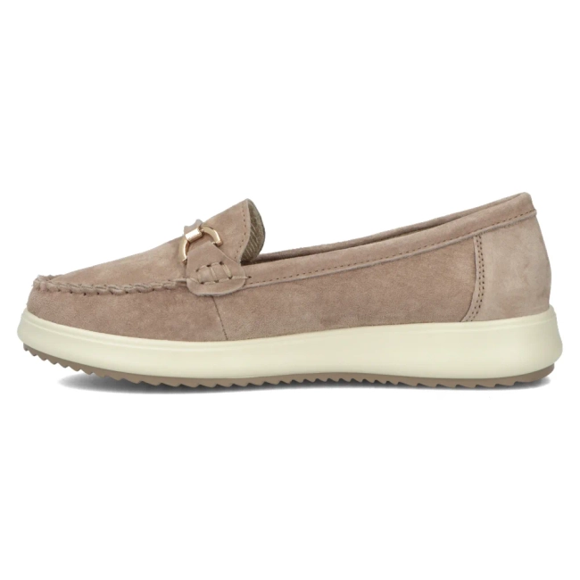 Skórzane mokasyny Filippo DP6135/25 TP taupe