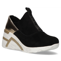 Leather Sneakers Filippo DP3652/22 BK black