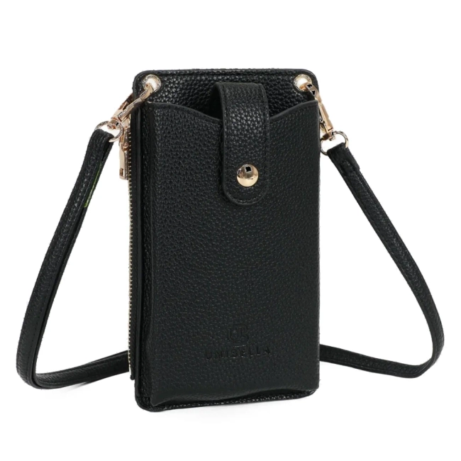 Black shoulderbag luna pocket