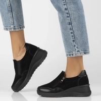 Leather shoes Filippo DP6473/24 BK black