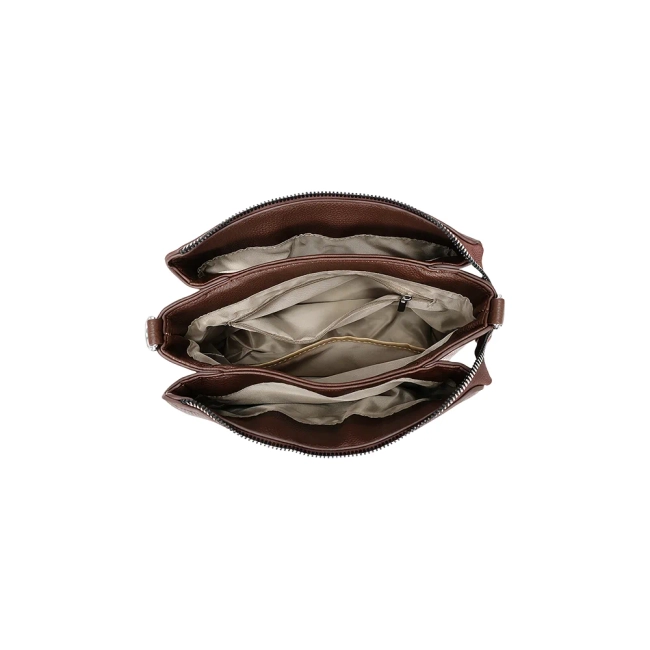 Dark brown handbag Lusa