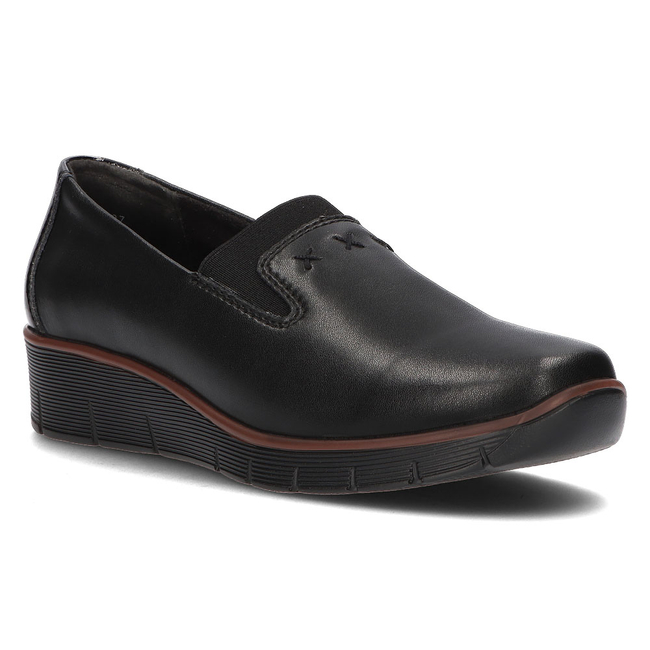 Leather shoes Filippo DP3160/21 BK black