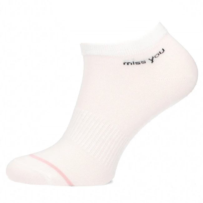 Women's Socks 2418-2 miss you white