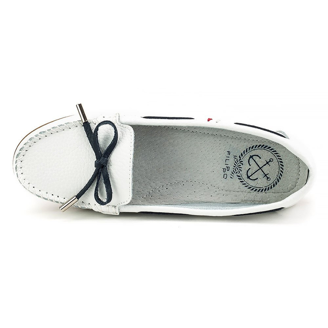 Filippo Moccasins DP141/18 WH white